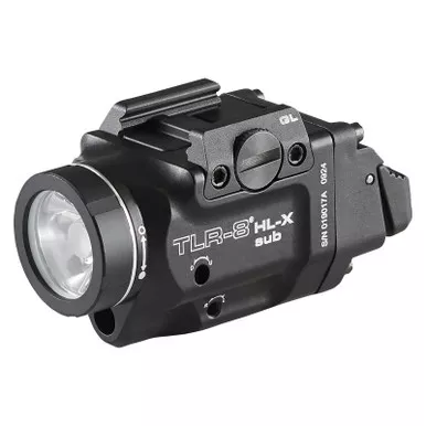 STREAMLIGHT TLR-8 HL-X Sub 1000 Lumen USB Multi-Fuel With Red Laser For Glock 43X/48 Mos / 43X/48 Rail Gun Light (69466)