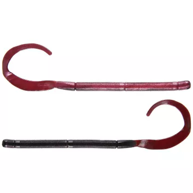 Strike King Perfect Plastic Zeus Worm Red Shad