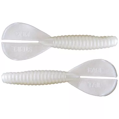Strike King Rage Twin Tail Menace Grub 8pk Pearl
