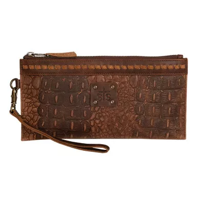 STS Catalina Croc Clutch (STS-33380)