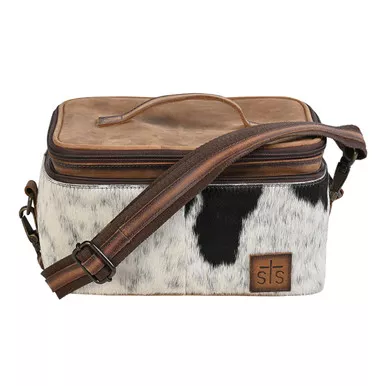 STS Cowhide Glamour Makeup Organizer (STS-30888)