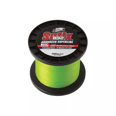 SUFIX 832 ADVANCED SUPERLINE BRAID Neon Lime 15 LB