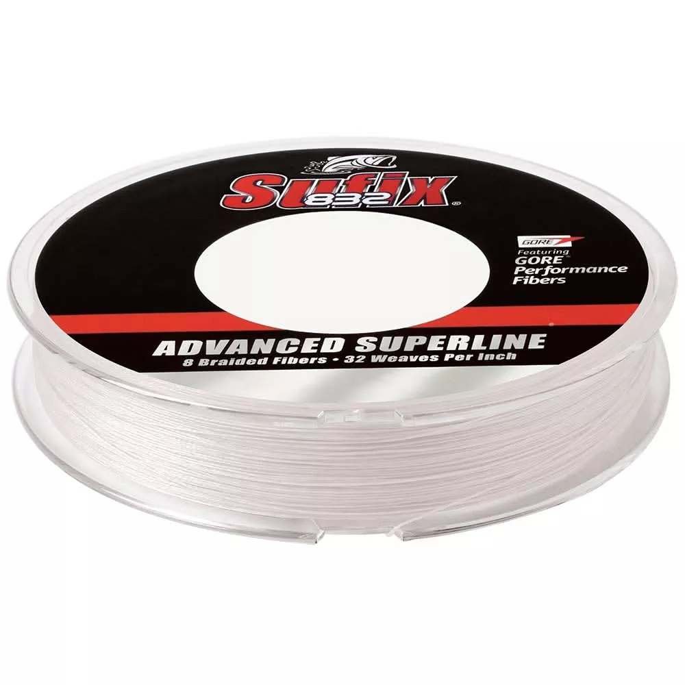 Sufix 832 Braid – 50lb Ghost Line, 150 Yards – Advanced Superline for Casting and Durability – 660-050GH