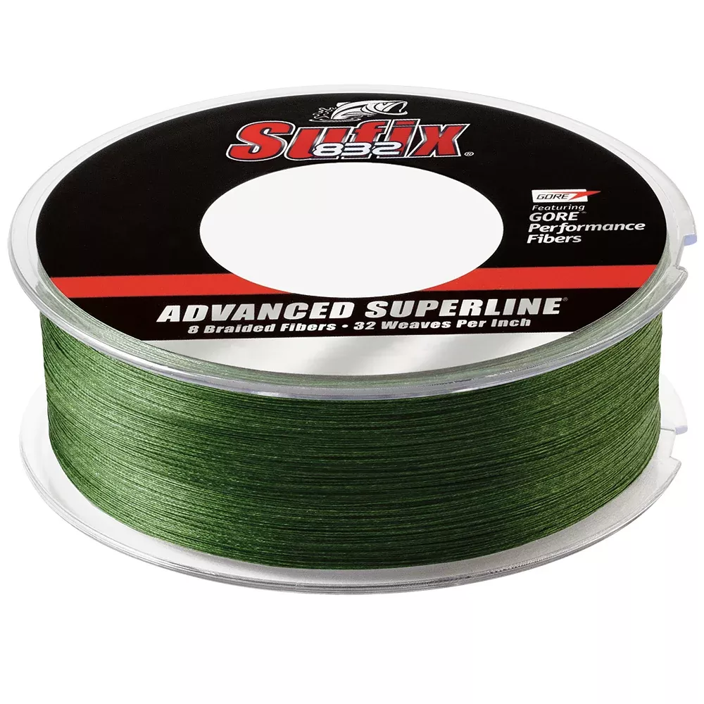 Sufix 832 Braid – 65lb – Low-Vis Green – 600 yds [660-265G]