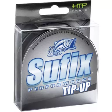 Sufix Performance Tip Up Ice Braid - 50yds - Black - 20lb BLACK 20LB