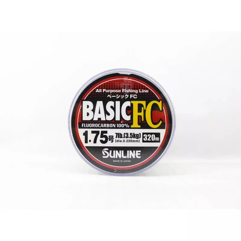 Sunline Fluorocarbon Line Basic FC 320m Size 1.75 7lb (6220)