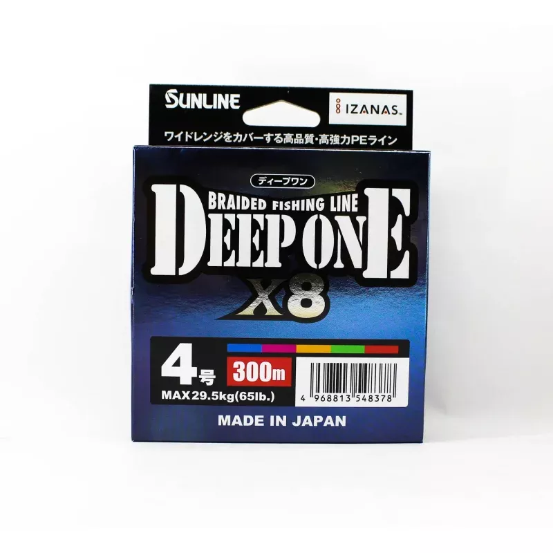 Sunline P.E Line X8 Deep One HG 300M P.E 4 65lb Multi (8378)