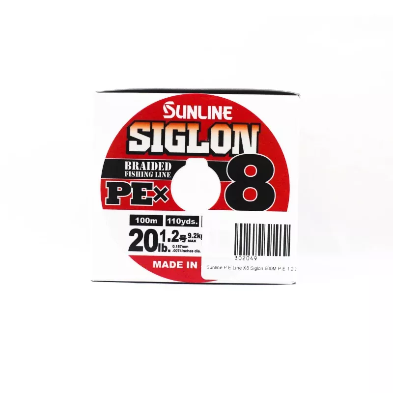 Sunline P.E Line X8 Siglon 600M P.E 1.2 20LB Multi Color (2049)