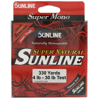 Sunline Super Natural Clear Monofilament 330 Yards Clear 16