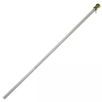 Super Tough 6ft White Flagpole