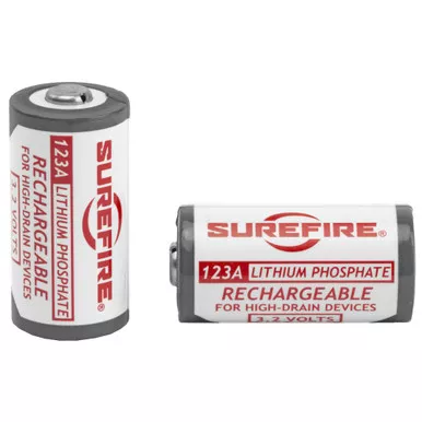 SUREFIRE SFLFP123 2-Pack Lithium Iron Phosphate Rechargeable Batteries (SUR-SFLFP123)