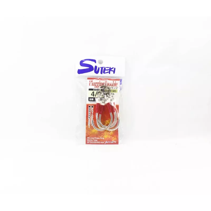 Suteki Yamai SPT-503 Plugging Double Rigged Assist Hook Size 4/0 (0371)
