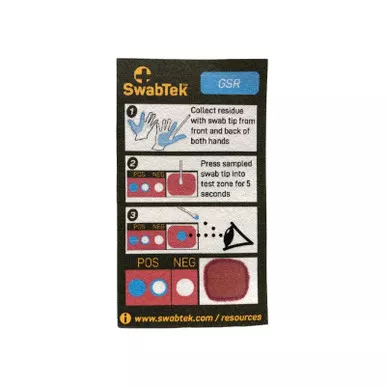 SwabTek Gunshot Residue Swab Test