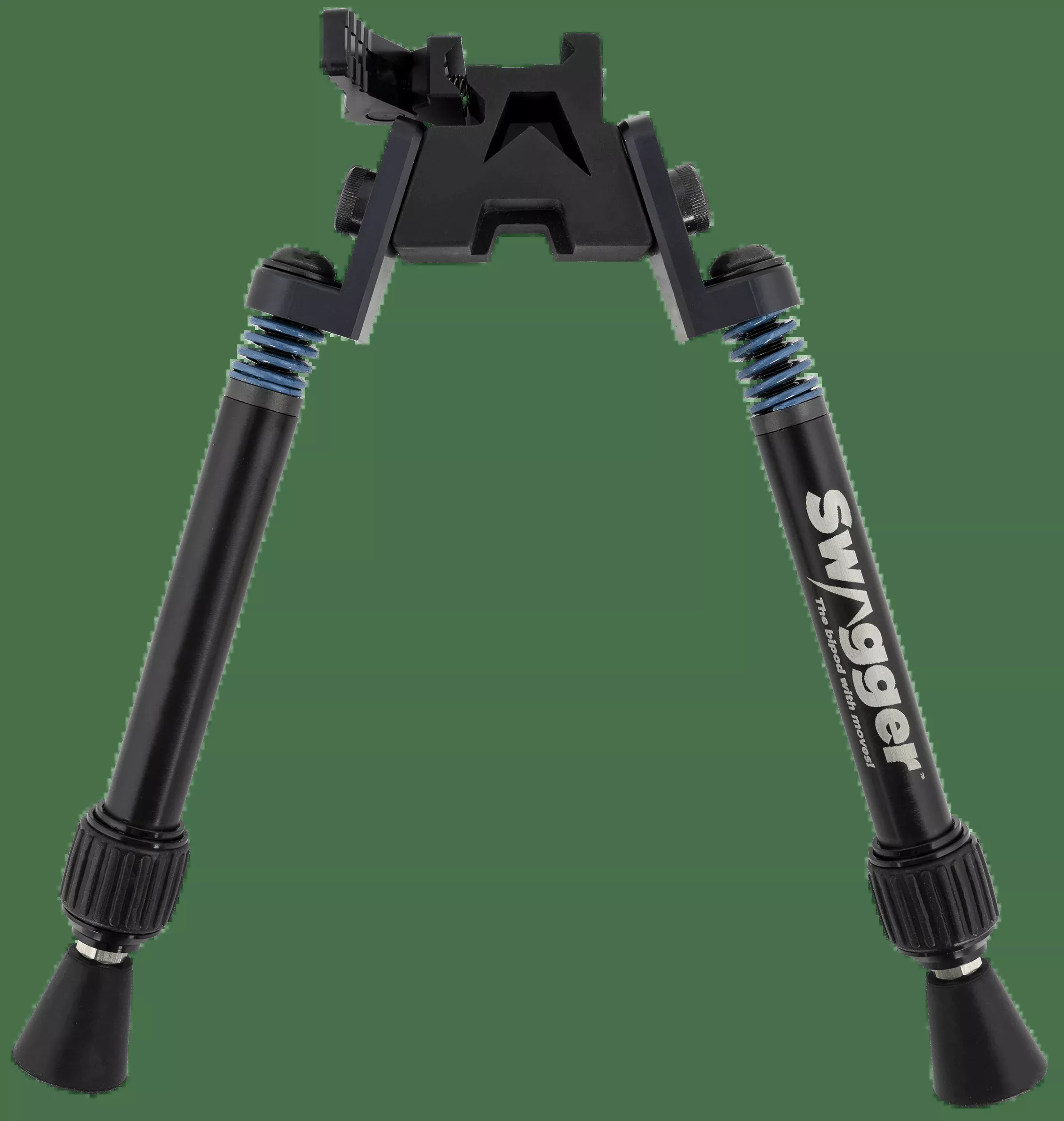 Swagger Shooter Flex To Rigid Bipod Black 6-10.5 In.