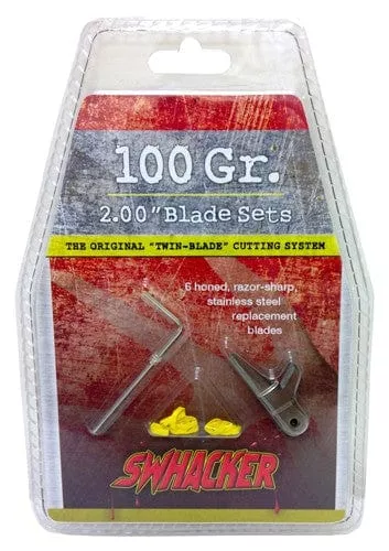 Swhacker Replacement Blades 2 Blade 100 Gr. 2 In. 6 Pk.