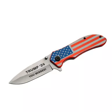 Szco 4.5" Trump 24 "You Missed" Folding Knife