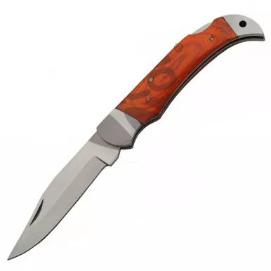 Szco 5" Eagle Tail Orange Wood Folder