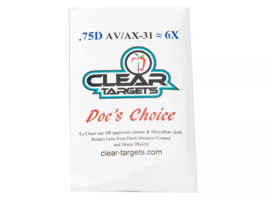 T.R.U. Ball Axcel AV31 Clear Target Doc's Choice Lens