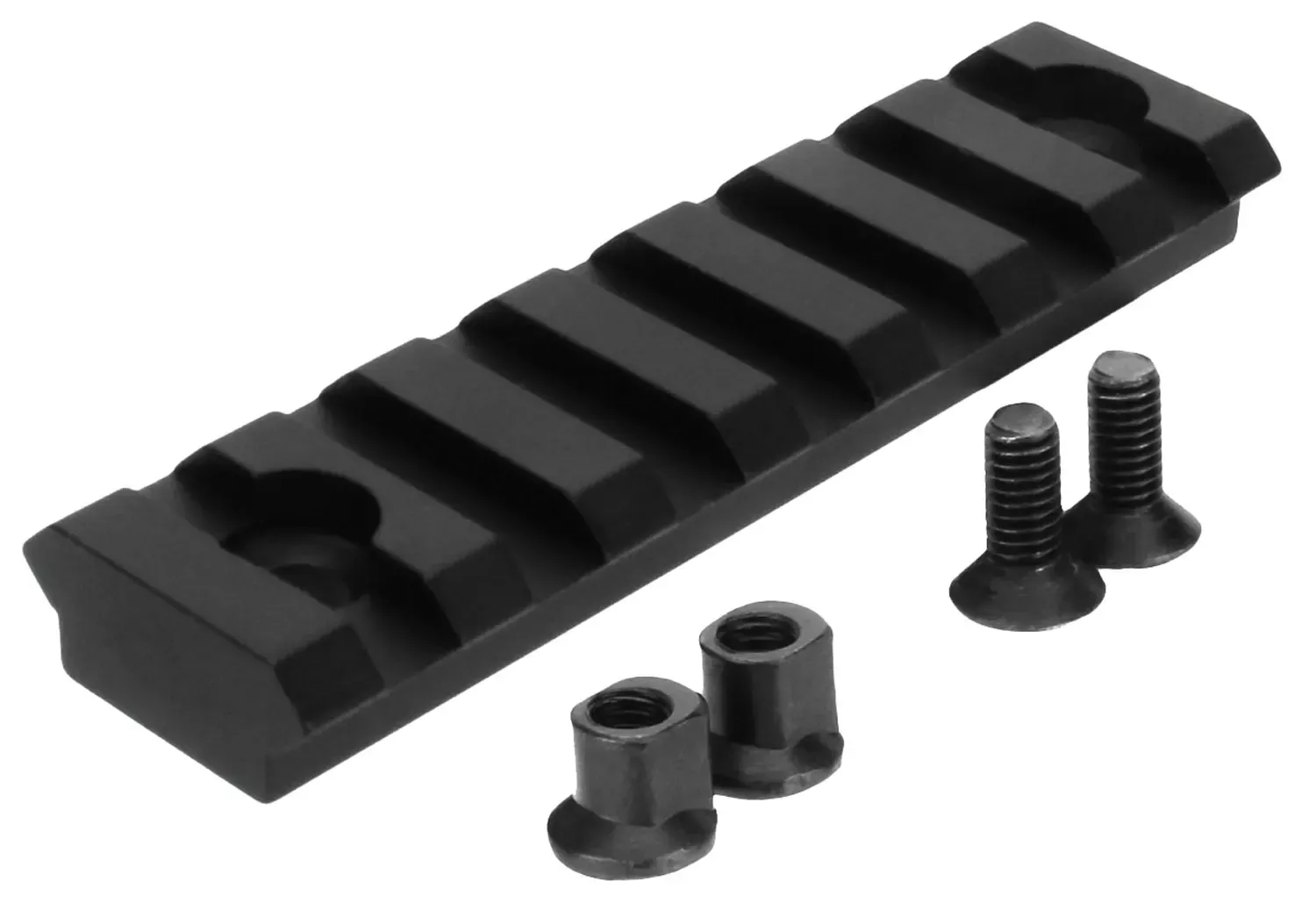 TacFireKeyMod7-Slot Black Hardcoat Anodized 2.95"