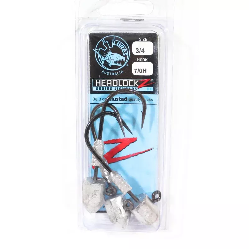 Tackle Tactics TT Headlockz HD Jig Head 3/4 oz 7/0 3/pack (3306)
