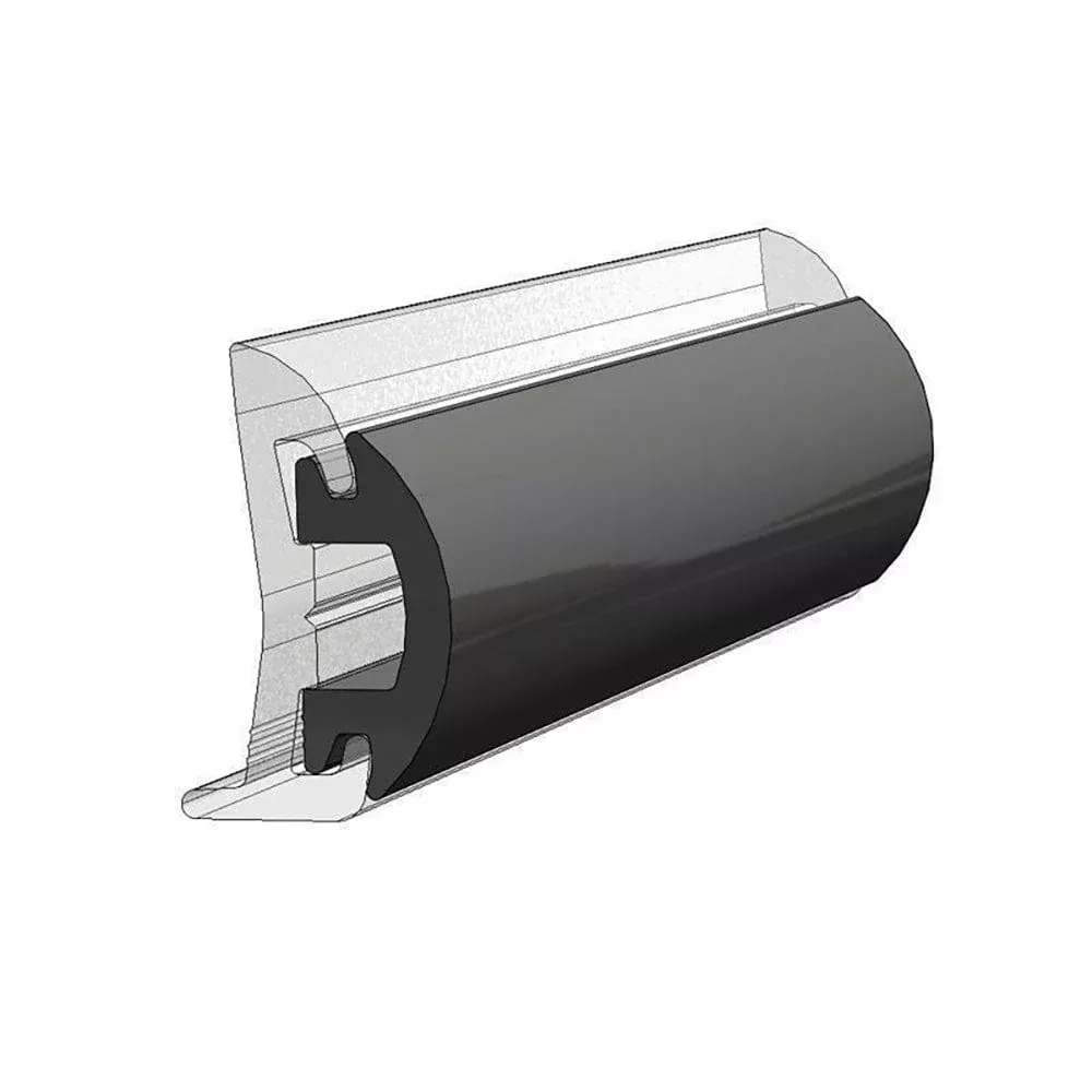 TACO 70′ Flexible Black Rub Rail Insert 1-3/16″ x 1/2″