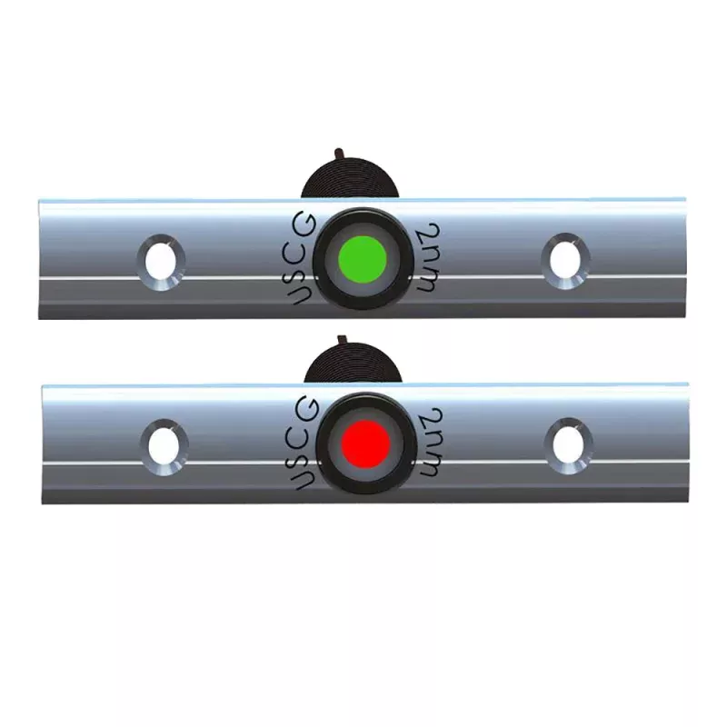 TACO Rub Rail Mounted LED Navigation Light Set – 4″ w/Deutsch Plug Port & Starboard