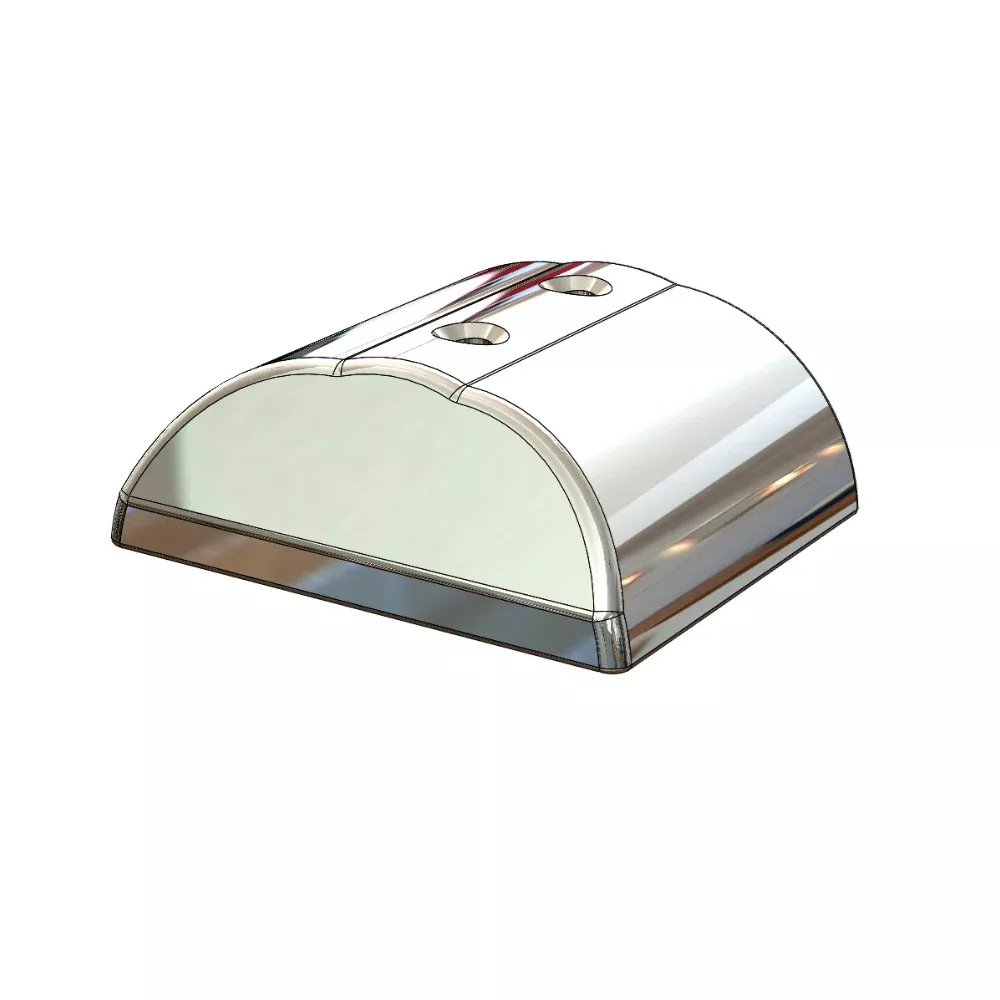 TACO SuproFlex End Cap – Large – Stainless Steel [F16-0276]