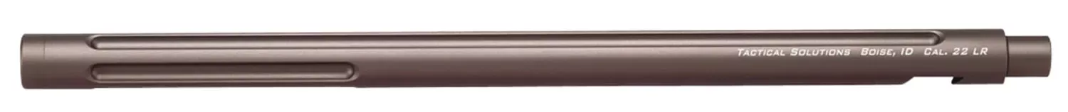 Tactical Solutions X-Ring Barrel 22 LR 16.50″ Quicksand FinishAluminum Material Bull with Fluting & Threading for Ruger 10/22