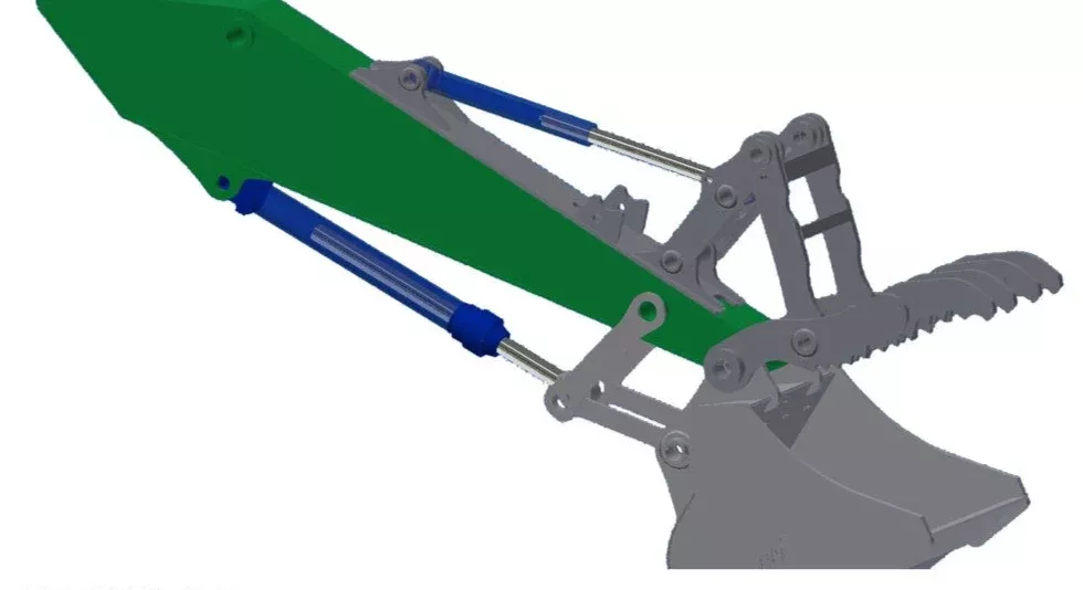 TAGMain Pin Hydraulic Thumbs with Quick Link | QLHT Series | Payload Capacity 1,050 To 2,500 lbs | 165° To 205° Rotation | Machine Size 10-60 Tons | ForExcavators