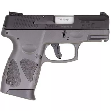 Taurus 1G2C93112G 111 G2C 9mm Single/Double Action 3.2" Barrel Capacity Gray Polymer Grip Black Slide 12 rd