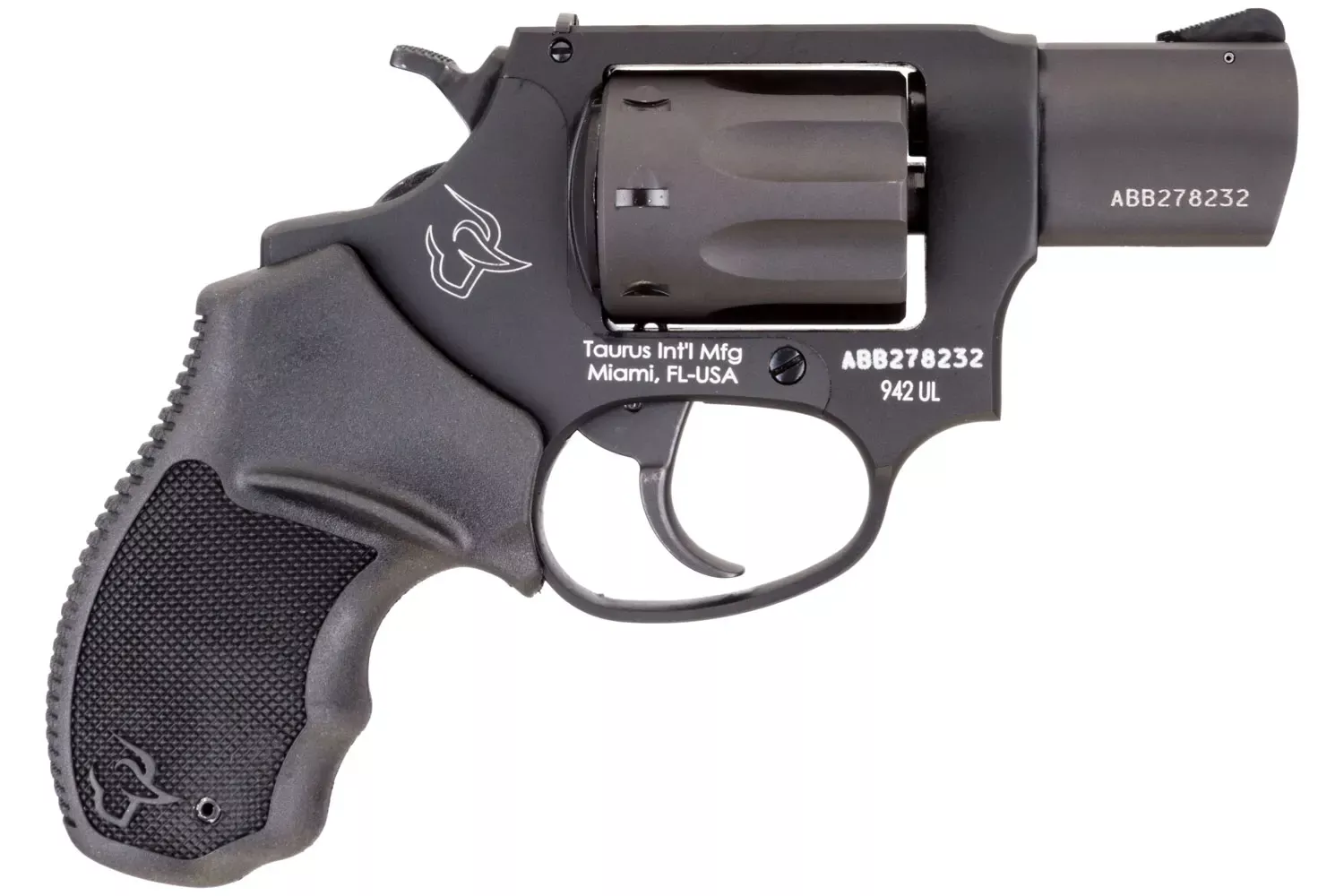 Taurus 942 Ultra-Lite 22 LR Revolver 2″ 8+1 Matte Black