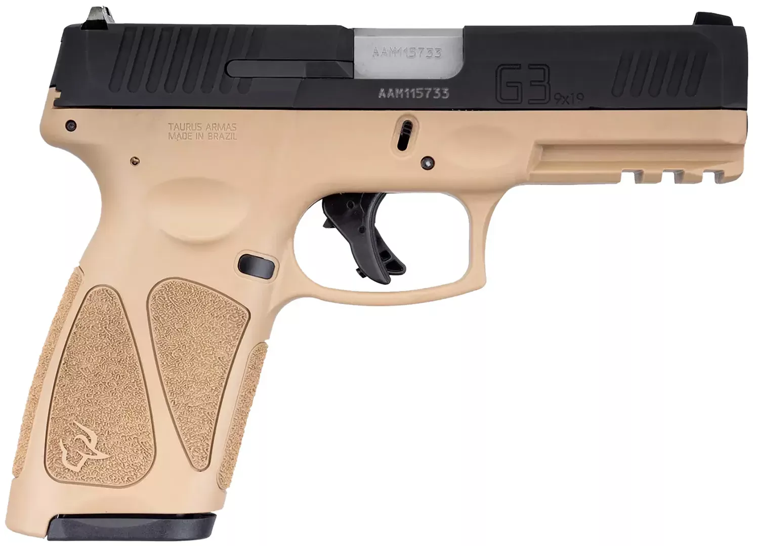 Taurus G3 9mm Luger Pistol 4" Tan/Black 1-G3B941T-15