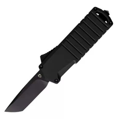 Tekto A2 Badger Automatic Black Aluminum Black D2 Steel 1.85"