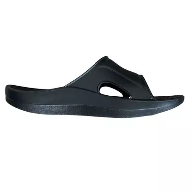 TELIC Recharge Midnight Black Slide Sandals (201-01)