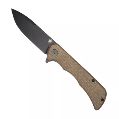 Templar Knife Folding Paladin Linerlock Folder Micarta 3.27" Brown