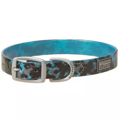 TERRAIN D.O.G. 07-3162-BL-21 1X21" Brahma Collar Camo Blue