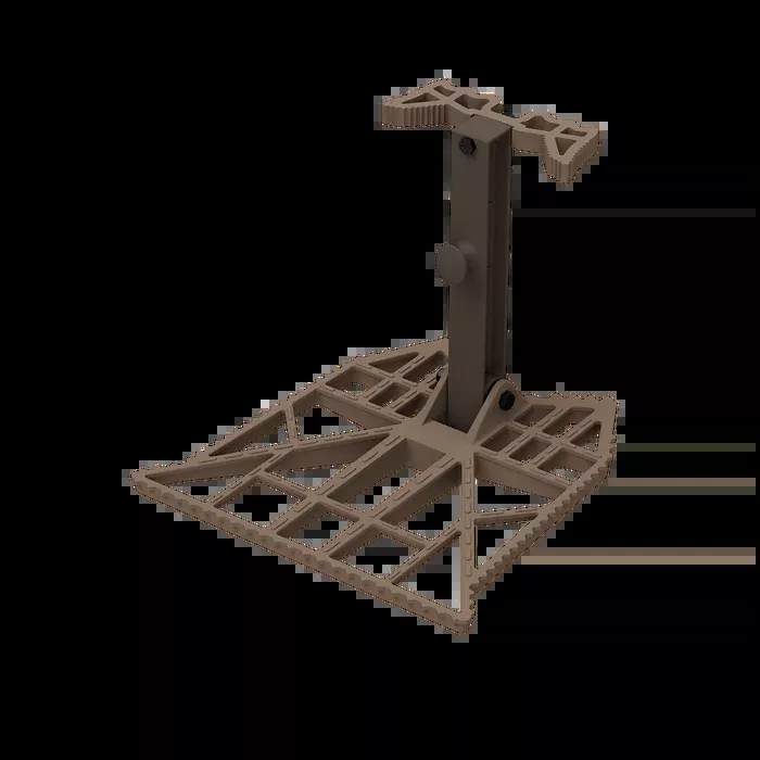 Tethrd Workhorse Platform V2 – Lightweight Saddle Hunting Platform with 300 lb Capacity & Compact Packable Design
