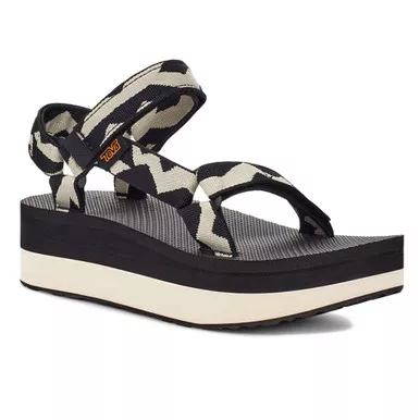 TEVA Womens Flatform Universal Hook-And-Loop Closure Sandal