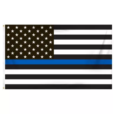 Thin Blue Line Flag 2 Ft X 3 Ft