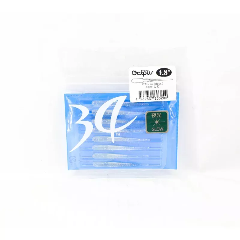 Thirty Four Soft Lure Octpus 1.8 Inch 8 per pack Niji (3200)