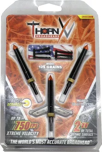 Thorn Xv Crossbow Broadhead 2 Blade 125 Gr.3 Pk.