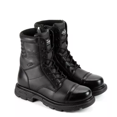 Thorogood DG Gen Flex2 8 Inch Tactical Side Zip Jump Black Boots 834-6888