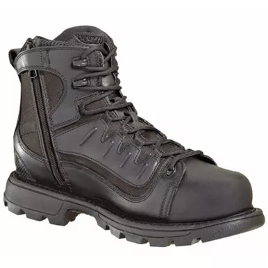 Thorogood Mens Gen-Flex2 6 Inch Side Zip Black Boots 804-6447