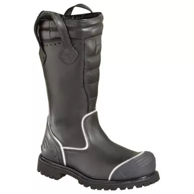 Thorogood Womens QR14 14 Inch Structural Bunker Boot Black Boots 504-6369