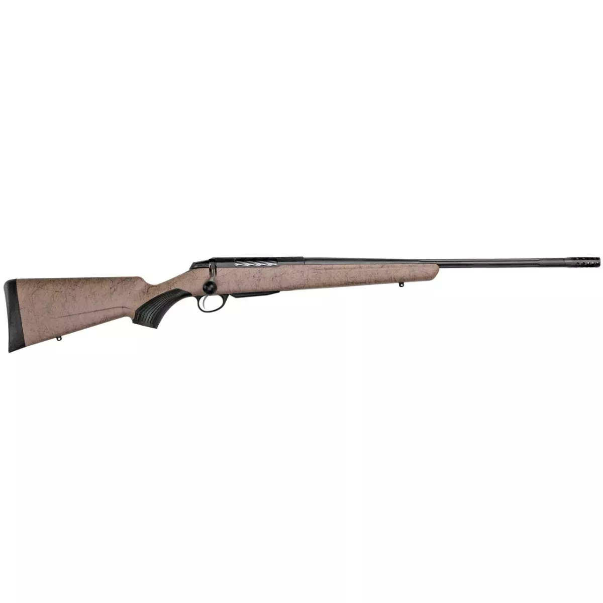 Tikka T3x Lite 6.5 Creedmoor Rifle 24.30″ Black Webbed Tan Roughtech JRTXRT382