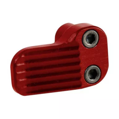 Timber Creek Outdoors AR-15 Extended Magazine Release Red Anodized AR EMR R