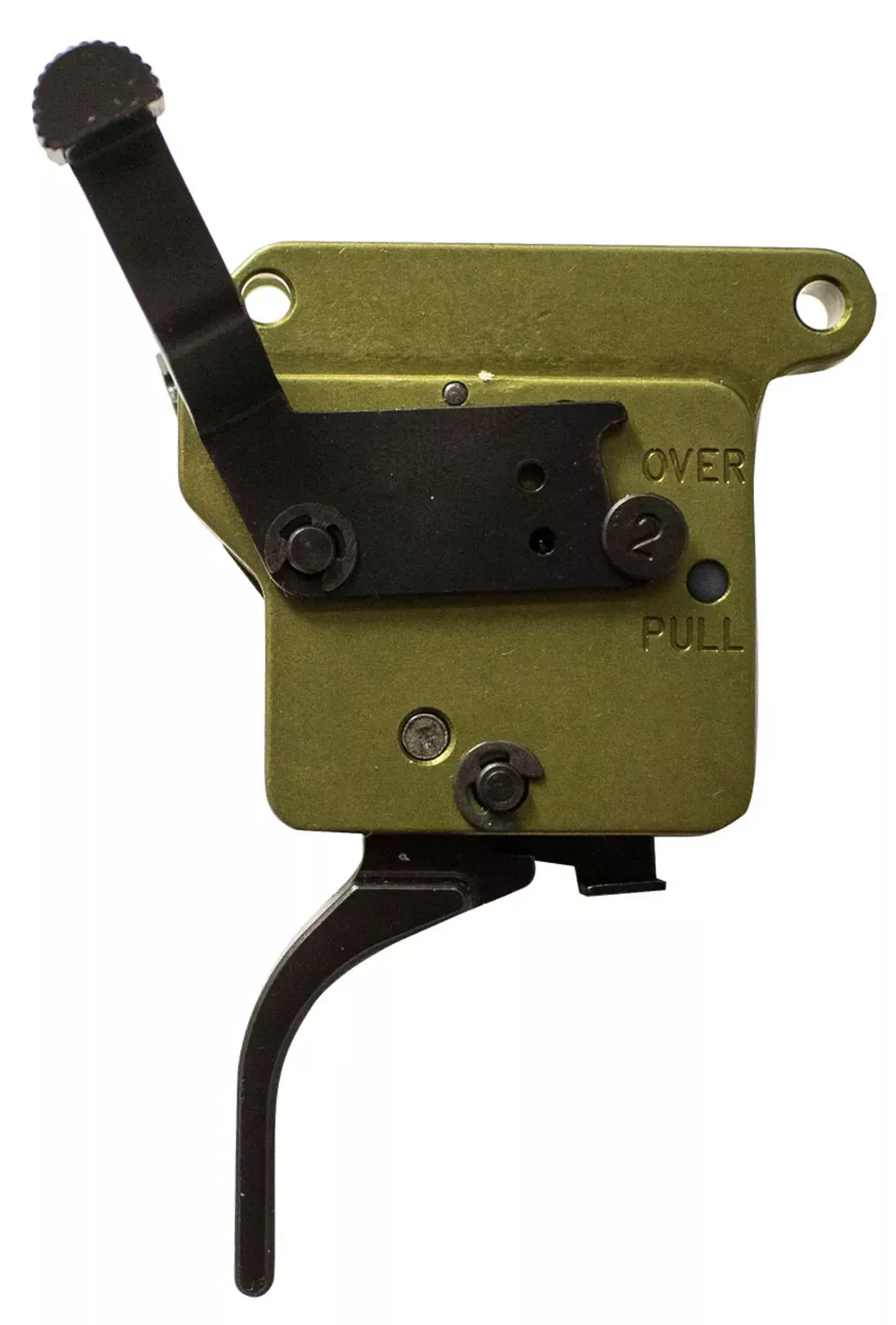 Timney Triggers Elite HunterCurved Trigger with 3 lbs Draw Weight & Black/Green Finish for Remington 700 Right