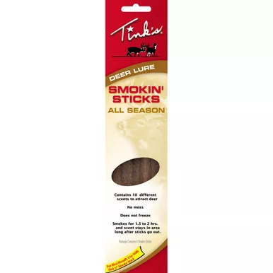 Tink's W6105 Smoke Sticks Deer Deer, Red, 6 Pack