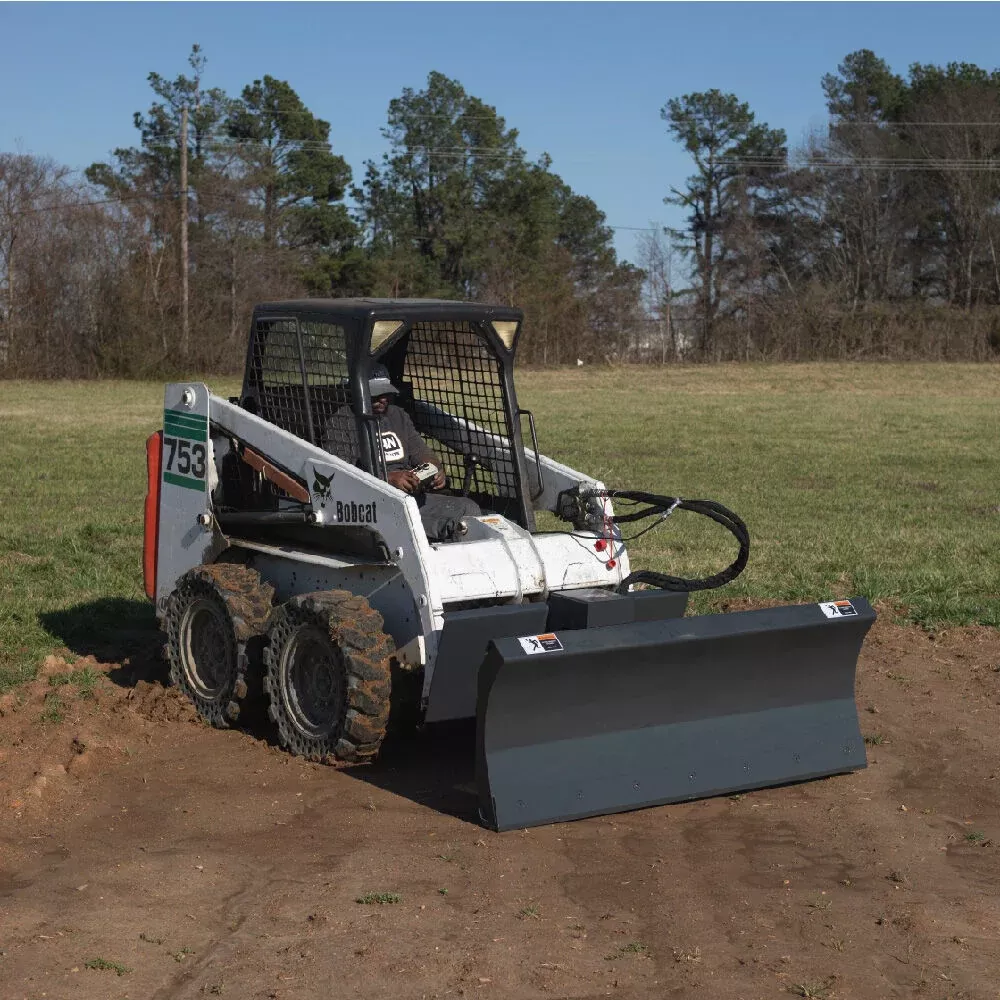Titan Attachments 6-Way Dozer Blade | Blade Width 72″ & 84″ inches | Hydraulic Flow Rate 15–22 GPM | For Skid Steer