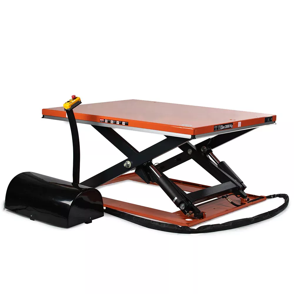Titan Attachments Hydraulic Lift Table Pro Series | 57″-63″ Width | Weight Capacity 4400lbs